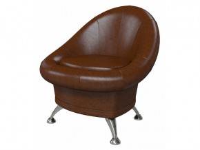 Банкетка-кресло 6-5104 коричневая в Нижневартовске - nizhnevartovsk.magazinmebel.ru | фото