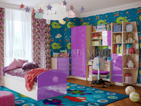 Детская комната Юниор-2 Фиолетовый металлик в Нижневартовске - nizhnevartovsk.magazinmebel.ru | фото