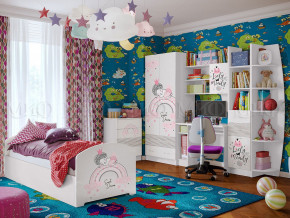 Детская комната Юниор-2 Принцесса 1 в Нижневартовске - nizhnevartovsk.magazinmebel.ru | фото
