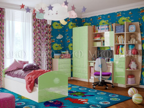 Детская комната Юниор-2 Салатовый металлик в Нижневартовске - nizhnevartovsk.magazinmebel.ru | фото