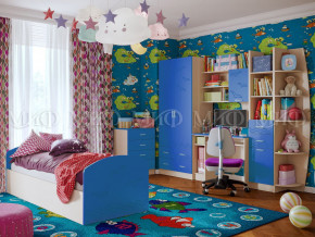 Детская комната Юниор-2 Синий в Нижневартовске - nizhnevartovsk.magazinmebel.ru | фото - изображение 1