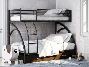 Двухъярусная кровать Виньола-2 Я черный в Нижневартовске - nizhnevartovsk.magazinmebel.ru | фото