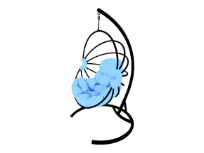 Кокон Веер без ротанга голубая подушка в Нижневартовске - nizhnevartovsk.magazinmebel.ru | фото - изображение 1