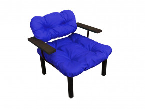 Кресло Дачное синяя подушка в Нижневартовске - nizhnevartovsk.magazinmebel.ru | фото