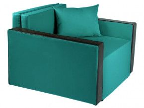 Кресло-кровать Милена с подлокотниками рогожка emerald в Нижневартовске - nizhnevartovsk.magazinmebel.ru | фото - изображение 1