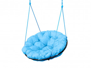 Кресло Папасан подвесное голубая подушка в Нижневартовске - nizhnevartovsk.magazinmebel.ru | фото