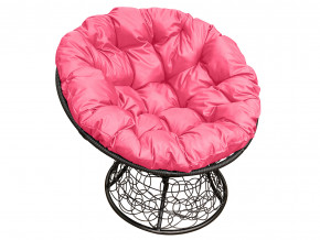 Кресло Папасан с ротангом розовая подушка в Нижневартовске - nizhnevartovsk.magazinmebel.ru | фото