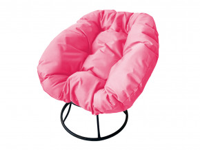 Кресло Пончик без ротанга розовая подушка в Нижневартовске - nizhnevartovsk.magazinmebel.ru | фото