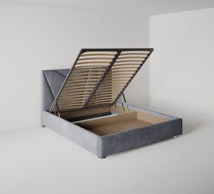 Кровать Геометрия 2.0 м с подъемным механизмом в Нижневартовске - nizhnevartovsk.magazinmebel.ru | фото - изображение 3