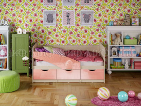 Кровать Бабочки 1600 Розовый металлик в Нижневартовске - nizhnevartovsk.magazinmebel.ru | фото - изображение 1