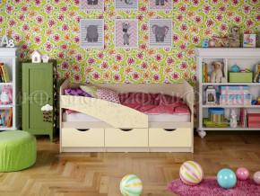 Кровать Бабочки 1600 Ваниль в Нижневартовске - nizhnevartovsk.magazinmebel.ru | фото