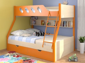 Кровать Дельта 20.02 оранжевая в Нижневартовске - nizhnevartovsk.magazinmebel.ru | фото