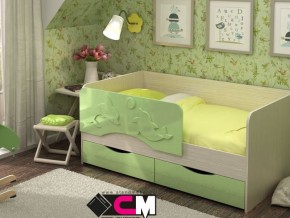 Кровать детская Алиса КР 812 зеленая 1600 в Нижневартовске - nizhnevartovsk.magazinmebel.ru | фото - изображение 1