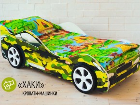 Кровать детская машина Хаки в Нижневартовске - nizhnevartovsk.magazinmebel.ru | фото - изображение 2