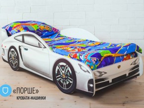 Кровать детская машинка Порше в Нижневартовске - nizhnevartovsk.magazinmebel.ru | фото