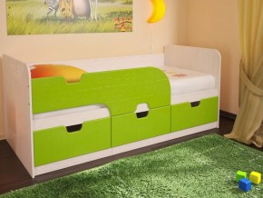 Кровать детская Минима лайм в Нижневартовске - nizhnevartovsk.magazinmebel.ru | фото - изображение 1