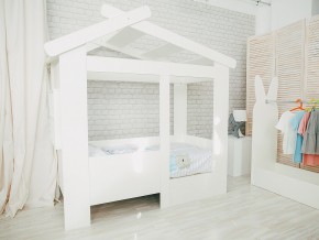 Кровать детская Теремок без ящика белая в Нижневартовске - nizhnevartovsk.magazinmebel.ru | фото
