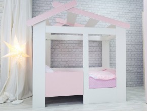 Кровать детская Теремок без ящика розовая в Нижневартовске - nizhnevartovsk.magazinmebel.ru | фото - изображение 1