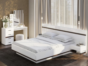 Кровать двойная Соло 1600 Белый в Нижневартовске - nizhnevartovsk.magazinmebel.ru | фото - изображение 2