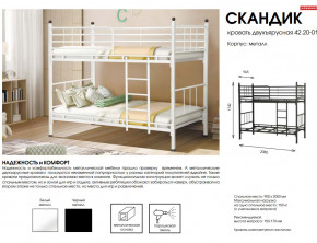 Кровать двухъярусная Скандик 42.20-01 в Нижневартовске - nizhnevartovsk.magazinmebel.ru | фото - изображение 2