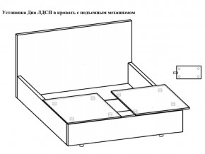 Кровать Феодосия норма 140 с механизмом подъема и дном ЛДСП в Нижневартовске - nizhnevartovsk.magazinmebel.ru | фото - изображение 5