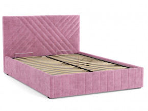Кровать Гамма 1400 с основанием велюр тенерифе розовый в Нижневартовске - nizhnevartovsk.magazinmebel.ru | фото - изображение 2