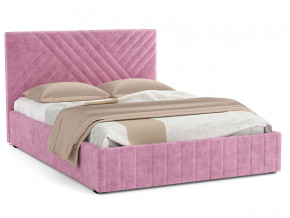 Кровать Гамма 1600 с основанием велюр тенерифе розовый в Нижневартовске - nizhnevartovsk.magazinmebel.ru | фото