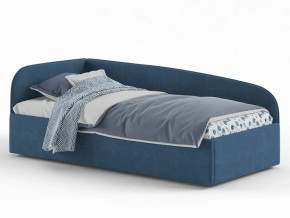 Кровать мягкая Денди на щитах синяя в Нижневартовске - nizhnevartovsk.magazinmebel.ru | фото - изображение 1