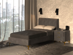 Кровать Рошаль 900 серый в Нижневартовске - nizhnevartovsk.magazinmebel.ru | фото - изображение 2