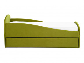 Кровать с ящиком Letmo оливковый (велюр) в Нижневартовске - nizhnevartovsk.magazinmebel.ru | фото - изображение 6