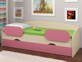 Кровать Соня 2 дуб молочный-розовый в Нижневартовске - nizhnevartovsk.magazinmebel.ru | фото - изображение 2