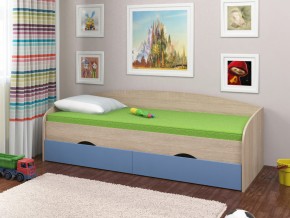 Кровать Соня 2 сонома-голубой в Нижневартовске - nizhnevartovsk.magazinmebel.ru | фото