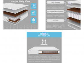 Матрас Sleep Nova шириной 1600 мм в Нижневартовске - nizhnevartovsk.magazinmebel.ru | фото - изображение 2