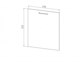 П 60 Комплект для посудомоечной машины 600 мм (цоколь + фасад) ЛДСП в Нижневартовске - nizhnevartovsk.magazinmebel.ru | фото