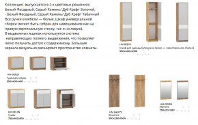 Прихожая Нортон Дуб Крафт Табачный/Серый Камень в Нижневартовске - nizhnevartovsk.magazinmebel.ru | фото - изображение 2