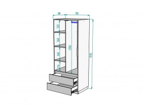 Шкаф Malta light H297 Белый в Нижневартовске - nizhnevartovsk.magazinmebel.ru | фото - изображение 2