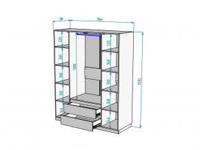 Шкаф Malta light H302 Белый в Нижневартовске - nizhnevartovsk.magazinmebel.ru | фото - изображение 2