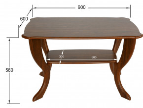 Стол журнальный Маэстро СЖ-01 орех в Нижневартовске - nizhnevartovsk.magazinmebel.ru | фото - изображение 2