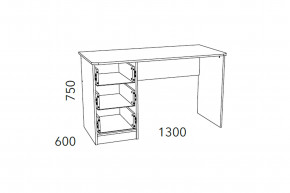 Стол письменный Фанк НМ 011.47-01 М2 в Нижневартовске - nizhnevartovsk.magazinmebel.ru | фото - изображение 3