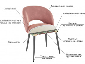 Стул Моли велюр синий в Нижневартовске - nizhnevartovsk.magazinmebel.ru | фото - изображение 2